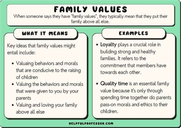 An Exploration Of Support, Privacy, And Family Values