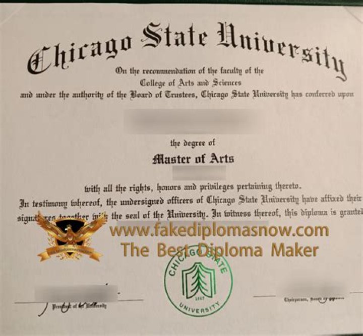 Fake Chicago State University Certificates Exposed