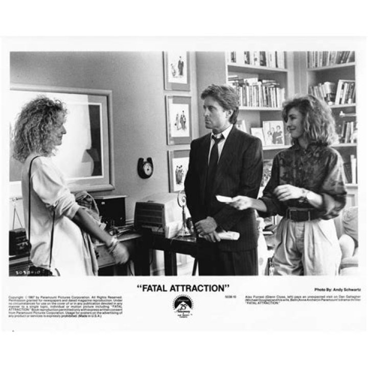 How old was Glenn Close when she made the movie Fatal Attraction?