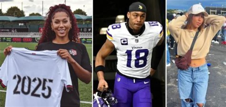 Justin Jefferson And Tianna Harris