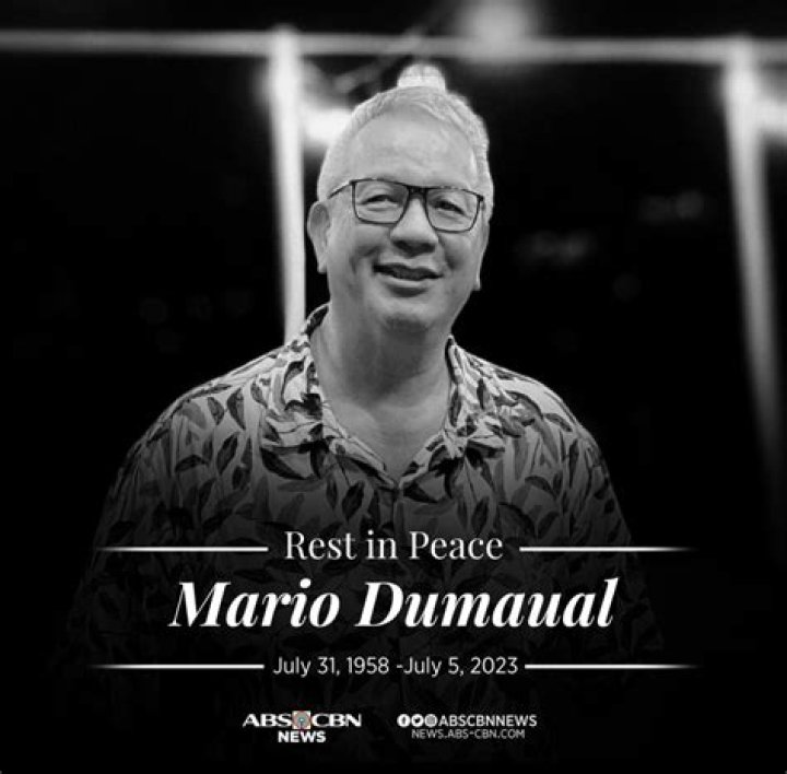 Mario Dumaual's Untimely Death And Its Implications