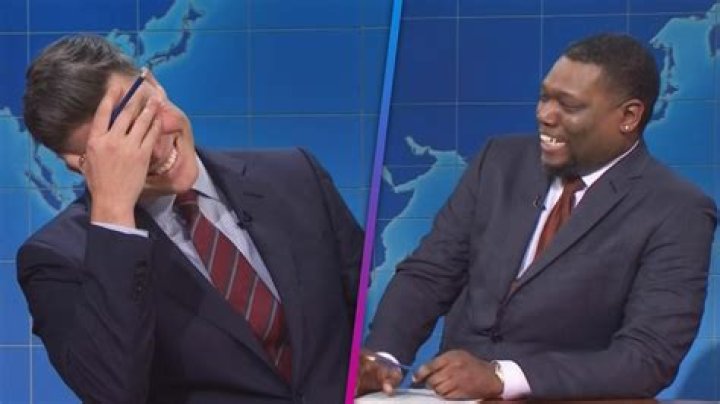 Michael Che Pranks Shocked Colin Jost on 'SNL' by Convincing Audience Not to Laugh at His Jokes ·